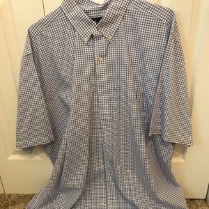 Polo short sleeved button up shirt size 2XLT.
